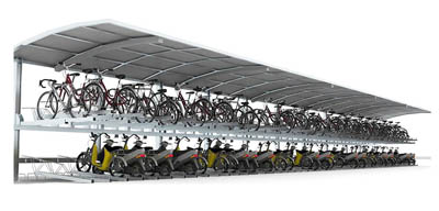 雙層自行車架 雙層自行車架